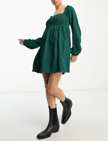 Rochie scurta Lola May, verde Verde