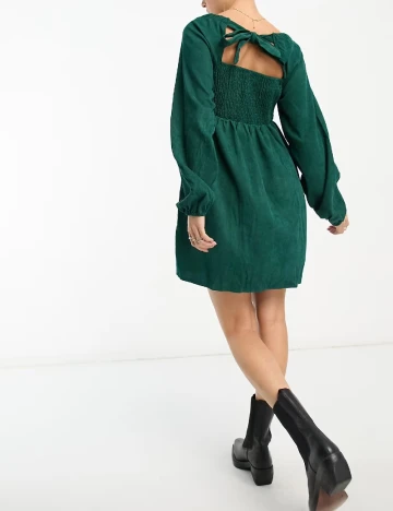 Rochie scurta Lola May, verde Verde