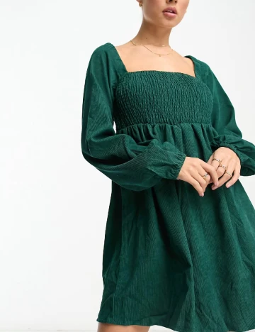 Rochie scurta Lola May, verde Verde