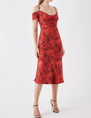 Rochie medie Coast, rosu Rosu