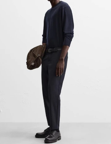 Pantaloni Zara, bleumarin