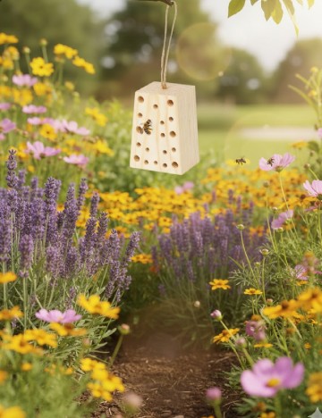 Casa pentru insecte Home Accents, bej