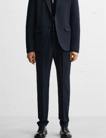 Pantaloni Zara, bleumarin