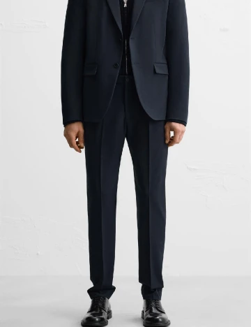 Pantaloni Zara, bleumarin
