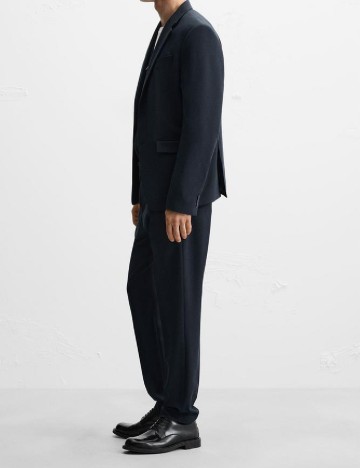 Pantaloni Zara, bleumarin