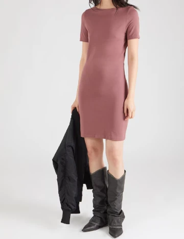 Rochie scurta Vero Moda, roz pudra Roz