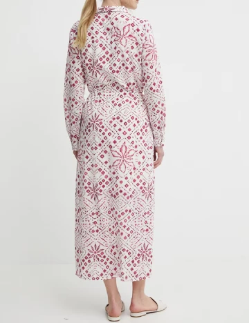 Rochie medie Pepe Jeans, alb Alb