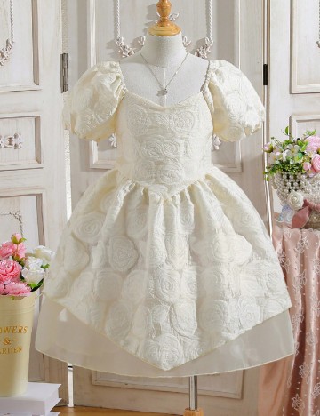 
						Rochie Shein Kids, crem