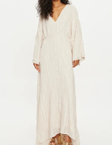 Rochie lunga Vero Moda, crem