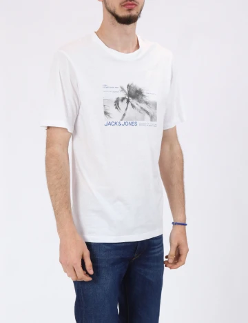 Tricou Jack&Jones, alb Alb