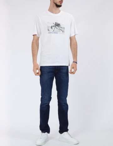 Tricou Jack&Jones, alb Alb