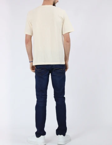 Tricou Jack&Jones, crem