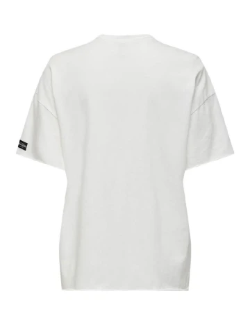 Tricou Only, alb