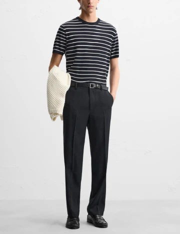 Tricou Zara, bleumarin inchis Albastru