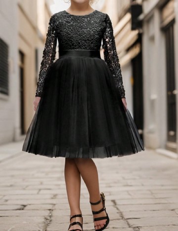 
						Rochie Shein Kids, negru