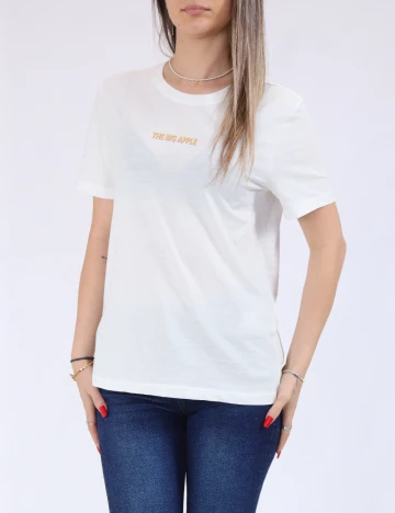 Tricou Only, alb