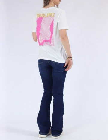 Tricou Only, alb
