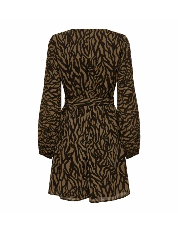 Rochie scurta Only, negru/maro