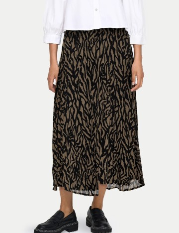 
						Fusta Only, negru/maro
