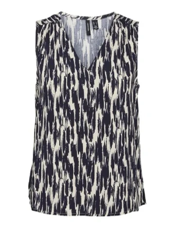 Maiou Vero Moda, albastru Albastru
