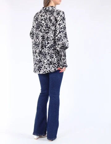 Camasa Vero Moda, alb/negru