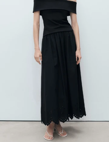 Fusta Mango, negru
