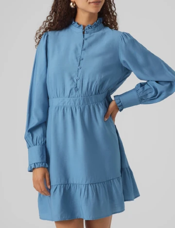 Rochie scurta Vero Moda, albastru Albastru