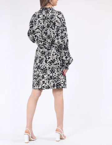 Rochie scurta Vero Moda, bej/negru
