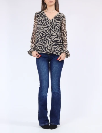 Camasa Only, negru/maro