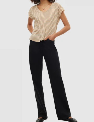 Tricou Vero Moda, crem