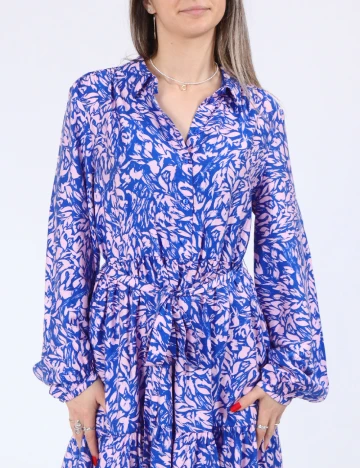 Rochie scurta Vero Moda, albastru/roz