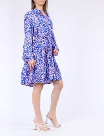 Rochie scurta Vero Moda, albastru/roz