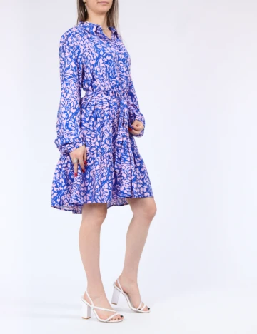 Rochie scurta Vero Moda, albastru/roz