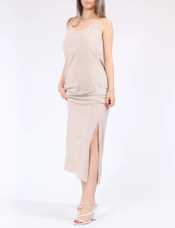 Rochie lunga Vero Moda, crem Crem
