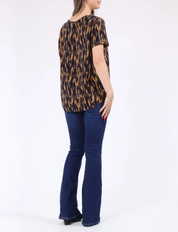 Bluza Vero Moda, maro/albastru