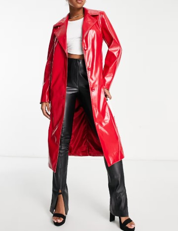 
						Trench Miss Selfridge, rosu