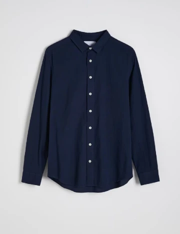 Camasa Reserved, bleumarin