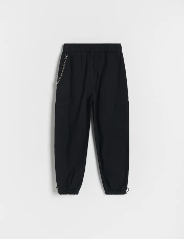 Pantaloni Reserved, negru