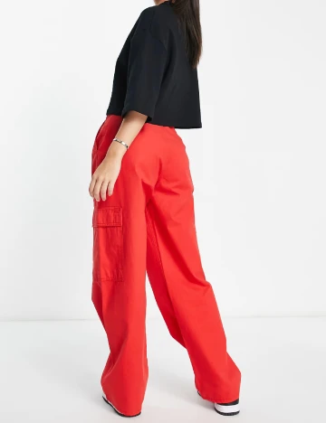 Pantaloni ASOS, rosu Rosu