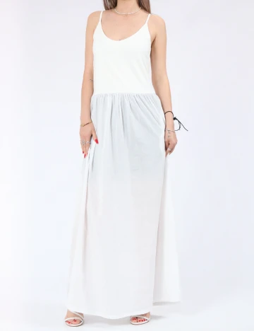 Rochie lunga Vero Moda, alb