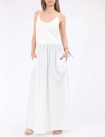 Rochie lunga Vero Moda, alb