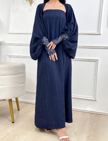 Rochie lunga SHEIN, bleumarin Albastru