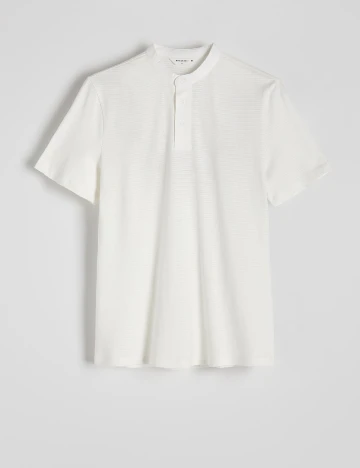 Tricou Reserved, alb Alb