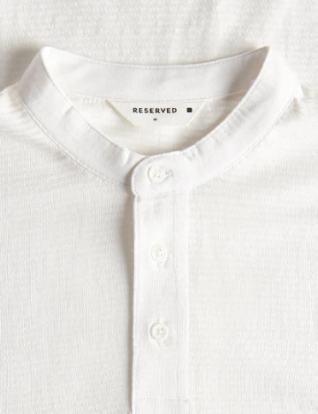 Tricou Reserved, alb Alb