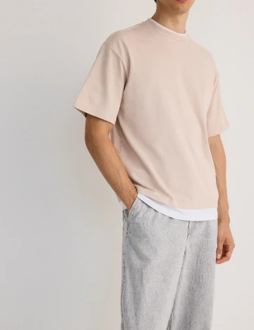 Tricou Reserved, crem Crem