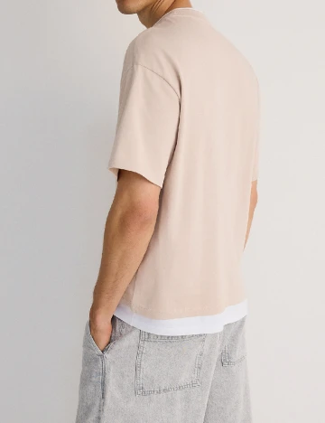 Tricou Reserved, crem Crem