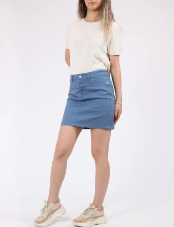 Fusta Vero Moda, albastru