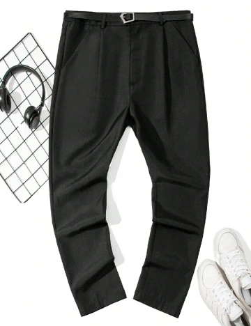 Pantaloni Shein Kids, negru