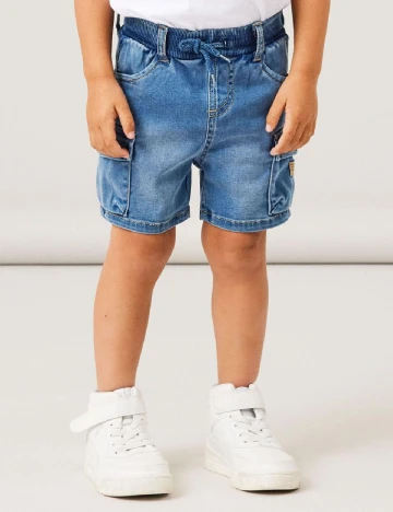 Pantaloni scurti Name It, albastru