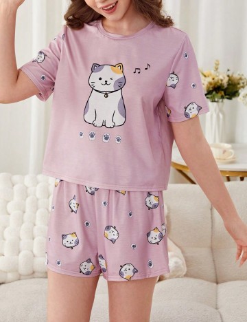
						Pijama Shein Kids, roz